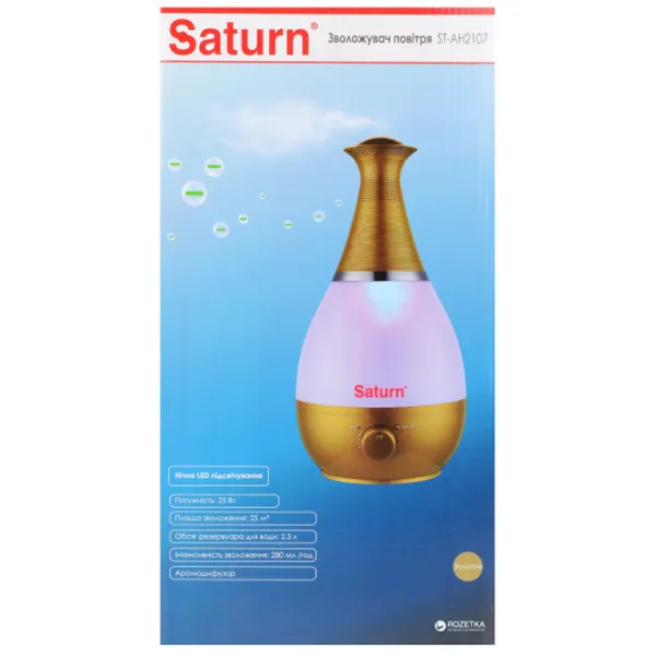 Увлажнитель воздуха Saturn ST-AH2107 Ультразвуковой/ Золотой photo 4