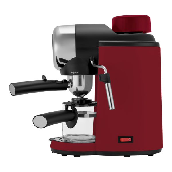 Cafetieră Polaris PCM4007A Espresso/ 0.2 l/ Red photo 2 Cafetieră Polaris PCM4007A Espresso/ 0.2 l/ Red photo 2