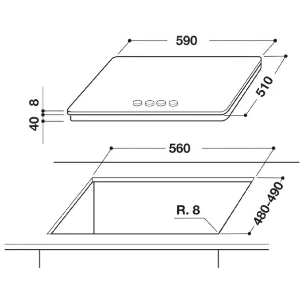 Газовая варочная панель Whirlpool GOA 6425/ NB Черный photo 5 Газовая варочная панель Whirlpool GOA 6425/ NB Черный photo 5