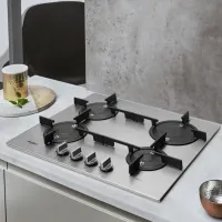 Plită încorporabilă pe gaz Whirlpool PMW 64D2/ IXL Inox photo 7