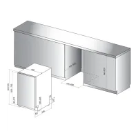 Mașină de spălat vase Hotpoint-Ariston HSIO 3O23 WFE Îngustă/ White photo 5