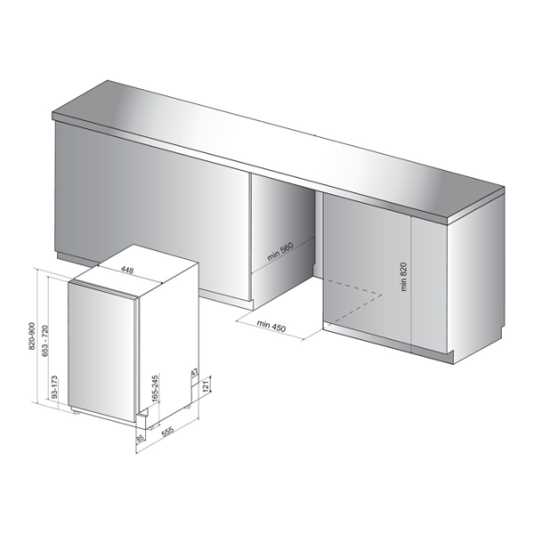 Mașină de spălat vase Indesit DSIO 3T224 Z E Îngustă/ White photo 4