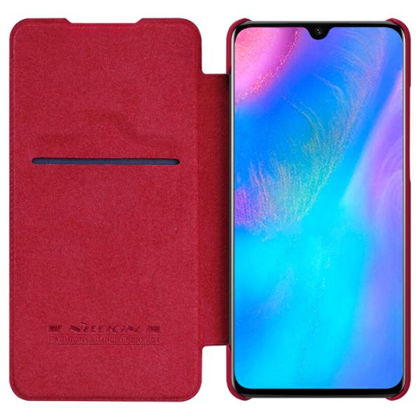 Husă pentru smartphone Huawei P30 Nillkin/ Flip Cover/ Piele/ Red photo 3