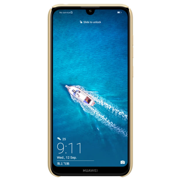 Husă pentru smartphone Huawei Y7 2019 Nillkin/ Back/ PP/ Gold photo 3