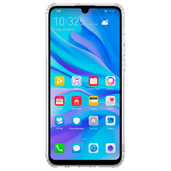 Husă pentru smartphone Huawei P30 Lite Nillkin/ Back/ TPU/ White Transparent photo 3