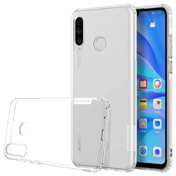 Husă pentru smartphone Huawei P30 Lite Nillkin/ Back/ TPU/ White Transparent photo 4