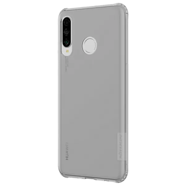 Husă pentru smartphone Huawei P30 Lite Nillkin/ Back/ TPU/ Gray Transparent photo 2