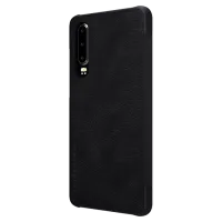 Чехол для смартфона Huawei P30 Lite Nillkin/ Flip Cover/ Кожа/ Черный photo 2