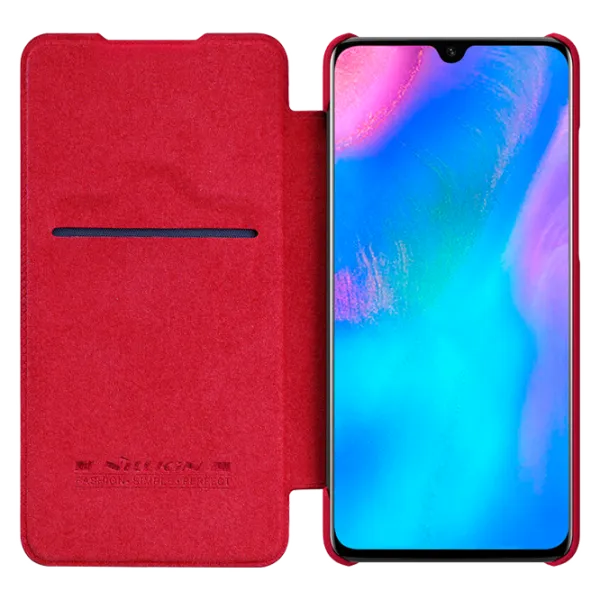 Husă pentru smartphone Huawei P30 Lite Nillkin/ Flip Cover/ Piele/ Red photo 2