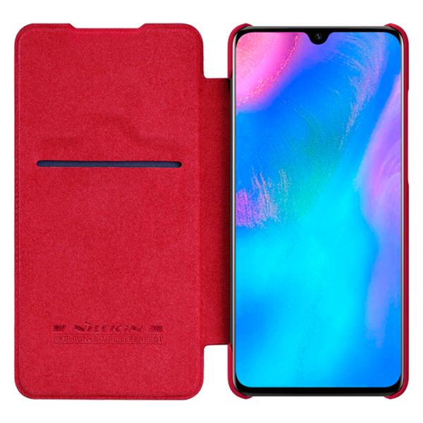 Husă pentru smartphone Huawei P30 Lite Nillkin/ Flip Cover/ Piele/ Red photo 2