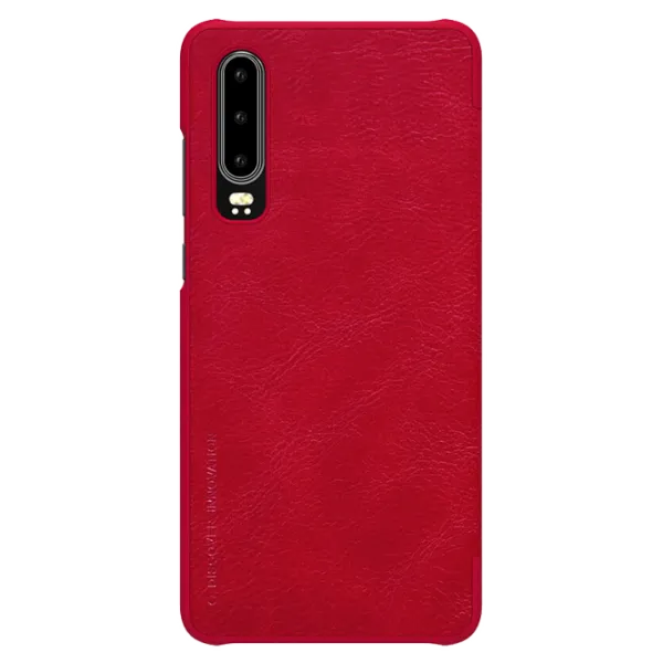 Husă pentru smartphone Huawei P30 Lite Nillkin/ Flip Cover/ Piele/ Red photo 3