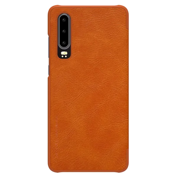 Husa Huawei P30 Lite Nillkin Flip Cover/ Leather/ Brown photo 2