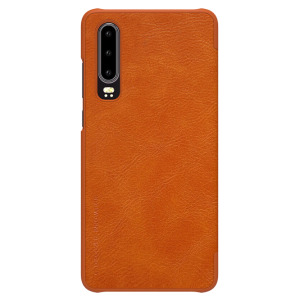 Husa Huawei P30 Lite Nillkin Flip Cover/ Leather/ Brown photo 2