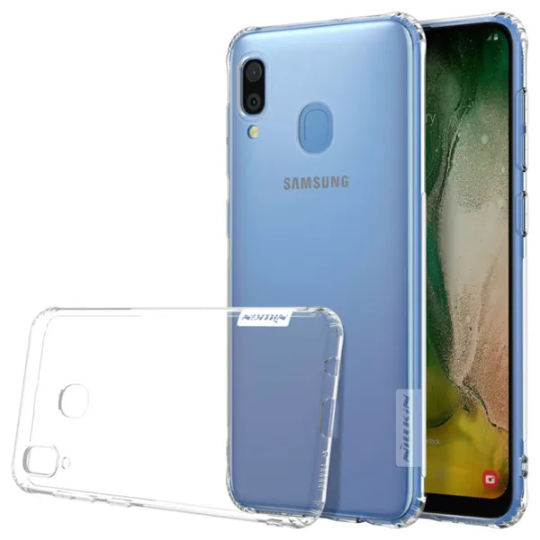 Чехол для смартфона Samsung Galaxy A30 Nillkin/ Back/ TPU/ Прозрачный Белый photo 4 Чехол для смартфона Samsung Galaxy A30 Nillkin/ Back/ TPU/ Прозрачный Белый photo 4