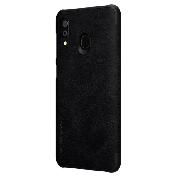 Husa Samsung Galaxy A30 Nillkin Flip Cover/ Leather/ Black photo 3