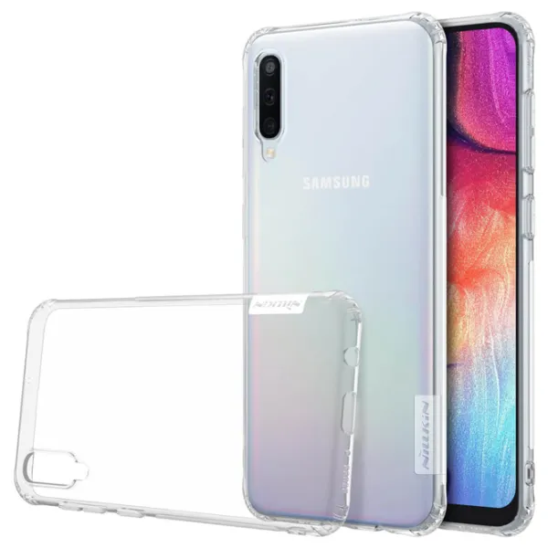 Чехол для смартфона Samsung Galaxy A50/ A30s Nillkin/ Back/ TPU/ Белый Прозрачный photo 4