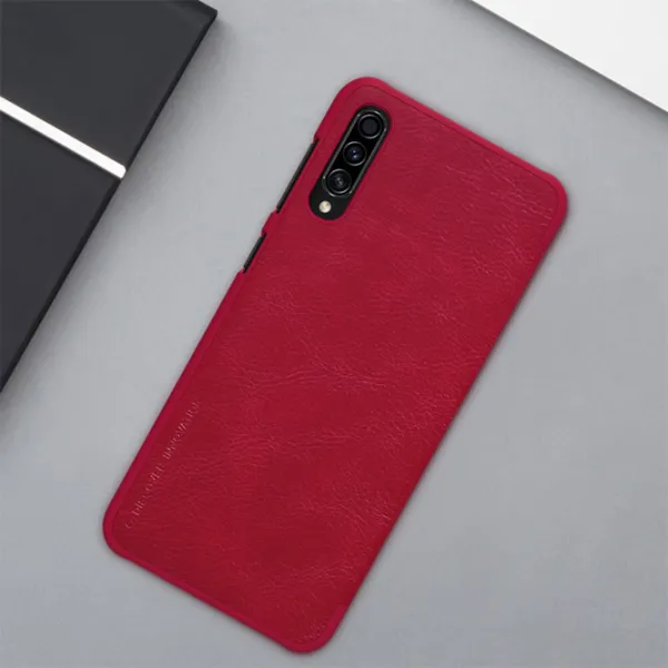 Husă pentru smartphone Samsung Galaxy A50/ A30s Nillkin/ Flip Cover/ Piele/ Red photo 4