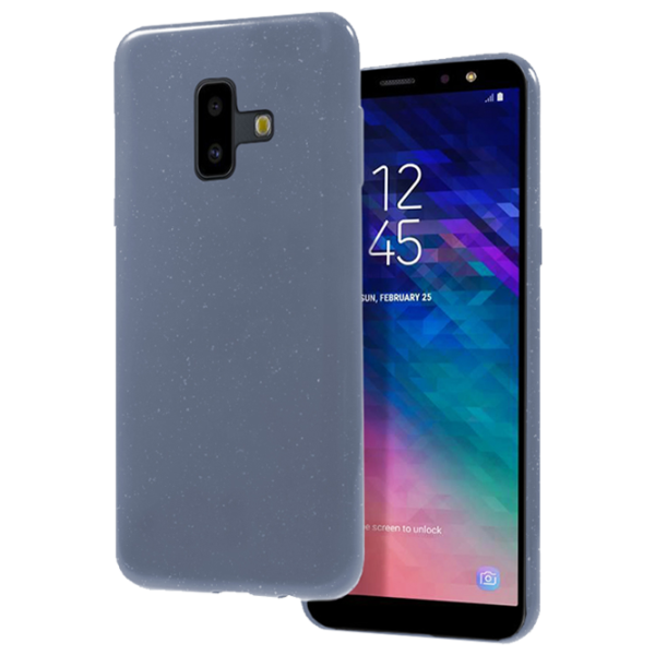 Husă pentru smartphone Samsung Galaxy J6 Plus (2018) Screen Geeks/ Back/ TPU/ Gray Blue photo 2