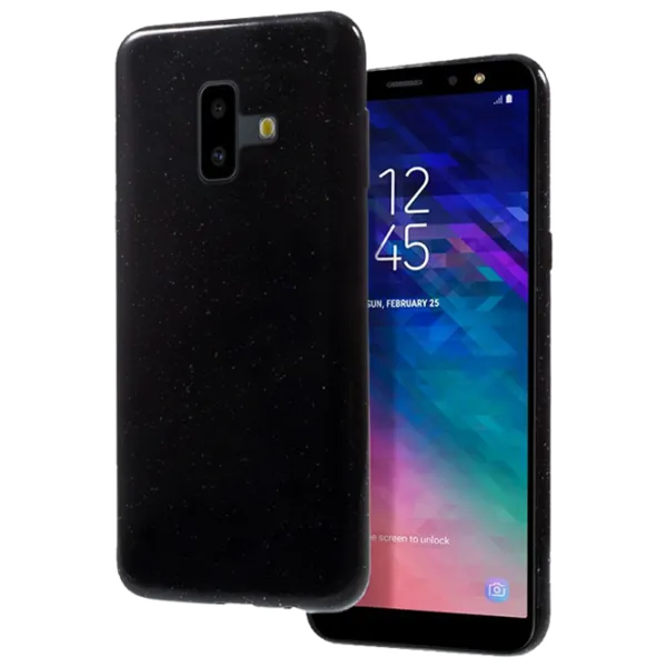 Husă pentru smartphone Samsung Galaxy J6 Plus (2018) Screen Geeks/ Back/ TPU/ Black photo 2