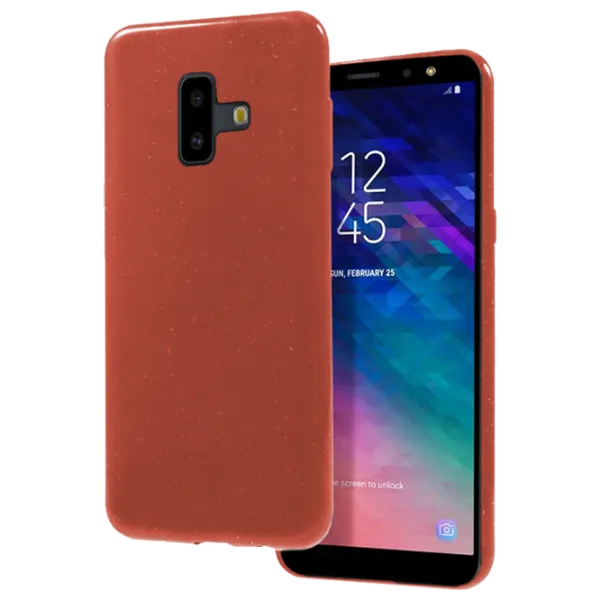Husă pentru smartphone Samsung Galaxy J6 Plus (2018) Screen Geeks/ Back/ TPU/ Water Melon Red photo 2