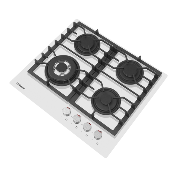 Plită Hansa BHKW63138 Gaz/ White photo 4 Plită Hansa BHKW63138 Gaz/ White photo 4