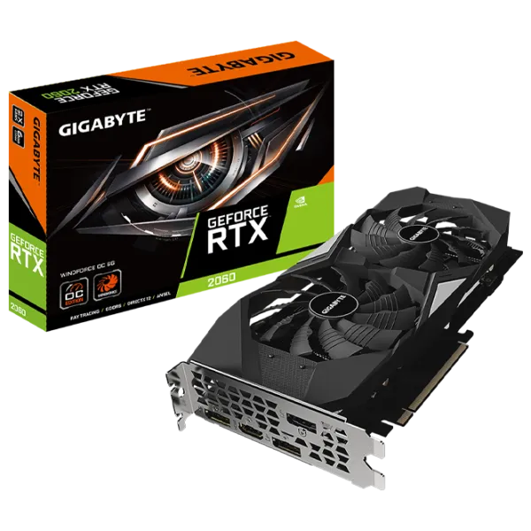 Placă video Gigabyte GeForce RTX 2060 WINDFORCE OC PCI Express x16 3.0 / 6 GB photo 6