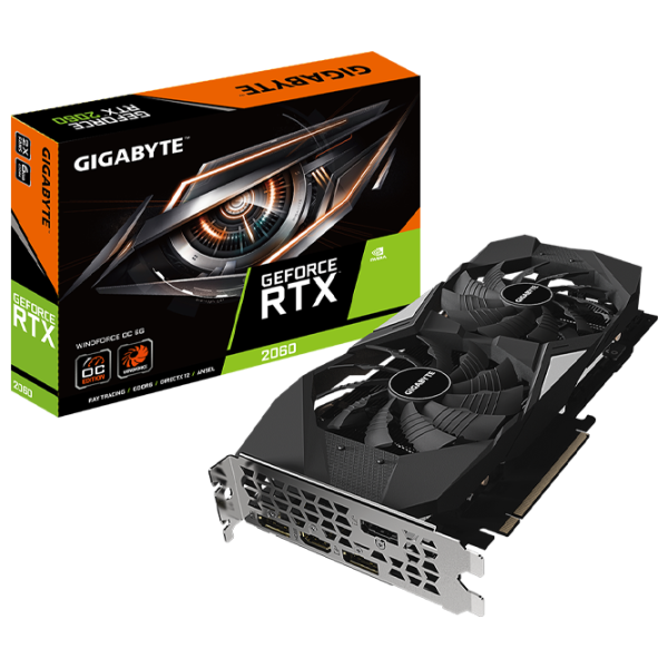 Placă video Gigabyte GeForce RTX 2060 WINDFORCE OC PCI Express x16 3.0 / 6 GB photo 6