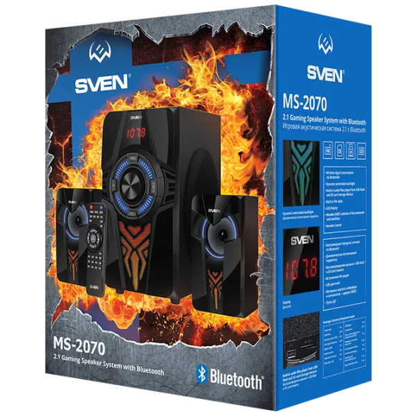 Аудиосистема Sven MS-2070 60 Вт/ Черный photo 13