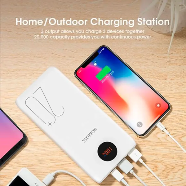 Power Bank Romoss SW20 Pro 20000 mAh/ White photo 4 Power Bank Romoss SW20 Pro 20000 mAh/ White photo 4