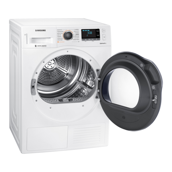 Mașină de uscat rufe Samsung DV90M6200CW/ LE 9 kg/ White photo 2