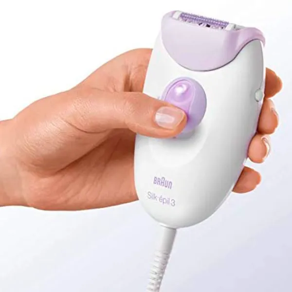 Эпилятор Braun SE3170L Сухая/ Пурпурный Белый photo 4
