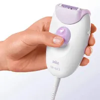 Эпилятор Braun SE3170L Сухая/ Пурпурный Белый photo 4