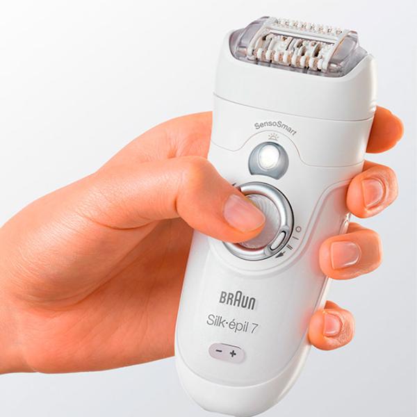 Эпилятор Braun SES7880 Сухая/ Влажная/ Белый photo 5