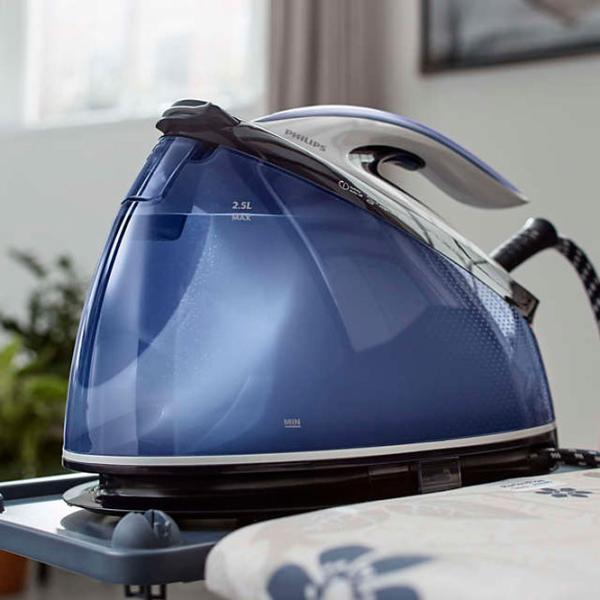 Утюг Philips GC9324/ 20 С парогенератором/ 2400 Вт/ Синий photo 4