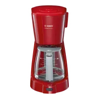 Cafetieră Bosch TKA3A034 Cu picurare/ 1.25 l/ Red photo 2