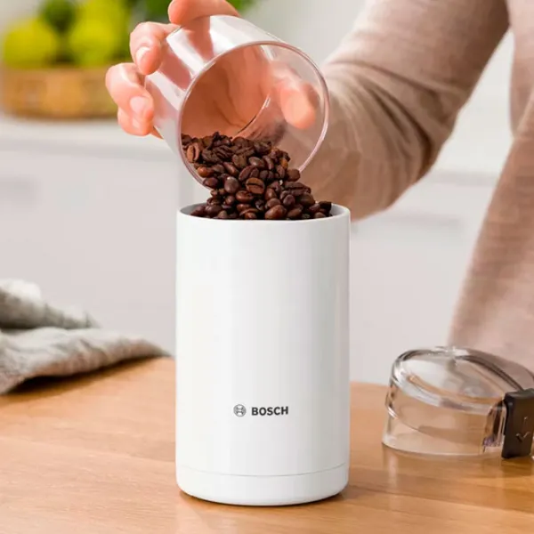 Râșniță de cafea Bosch TSM6A011W Cuțit rotativ/ 75 g/ White photo 5