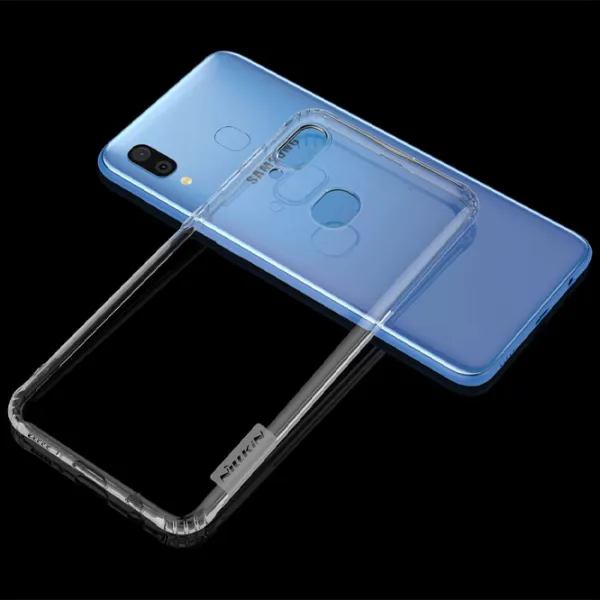 Husă pentru smartphone Samsung Galaxy A50/ A30s Nillkin/ Back/ TPU/ Gray Transparent photo 5