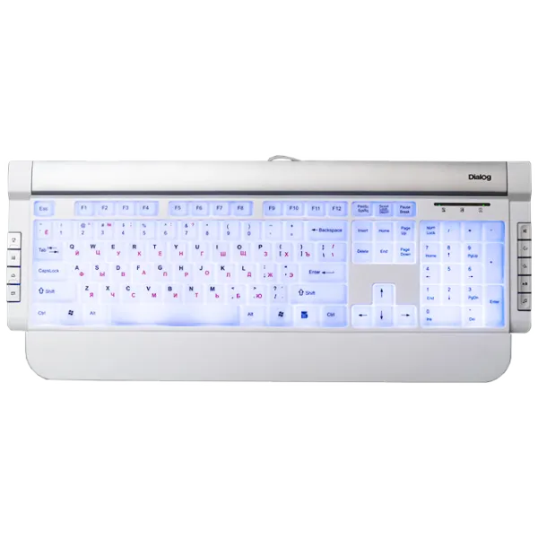 Tastatură DIALOG KK-L06U Cu fir/ White photo 2