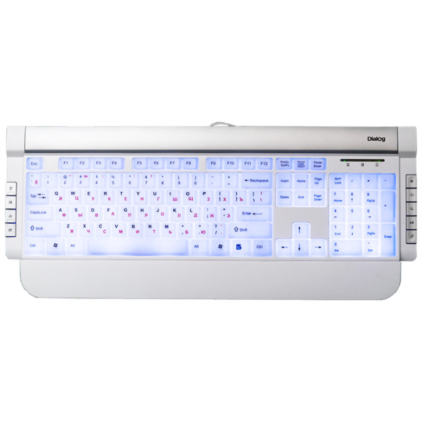 Tastatură DIALOG KK-L06U Cu fir/ White photo 2
