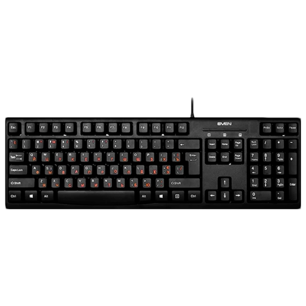 Tastatură Sven Comfort KB-S300 Cu fir/ Black photo 2