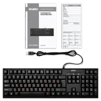 Клавиатура Sven Comfort KB-S300 Проводная / Черный photo 3