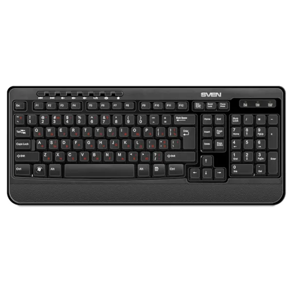 Tastatură Sven Comfort 3500 Fără fir/ Black photo 3