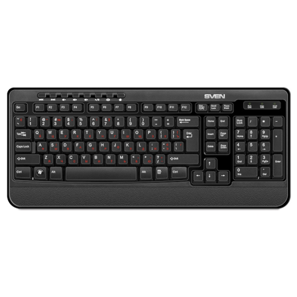 Tastatură Sven Comfort 3500 Fără fir/ Black photo 3