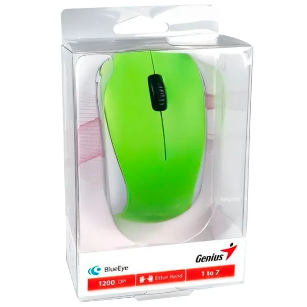 Мышь Genius NX-7000 USB/ Зелёный photo 5