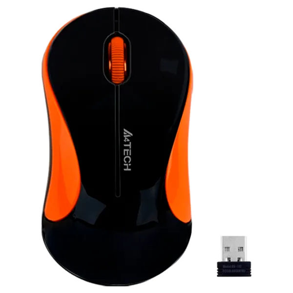 Мышь A4Tech G3-270N-2 USB/ Оранжевый photo 2