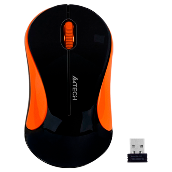Мышь A4Tech G3-270N-2 USB/ Оранжевый photo 2