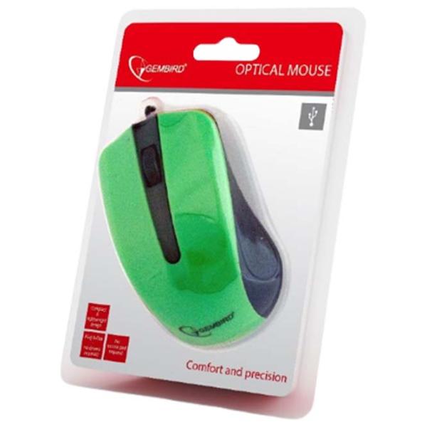 Mouse Gembird MUS-101-G USB/ Green photo 4
