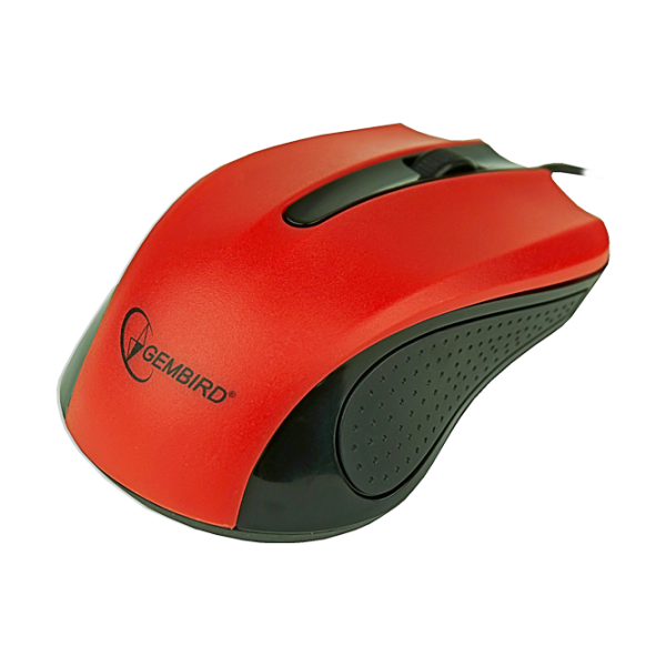 Mouse Gembird MUS-101-R USB/ Red photo 2