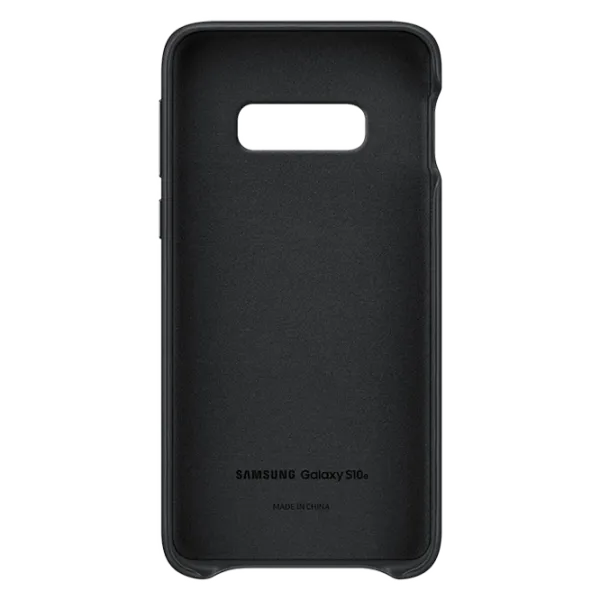 Чехол для смартфона Samsung Galaxy S10e Samsung/ Back/ Кожа/ Черный photo 2