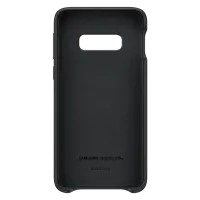 Чехол для смартфона Samsung Galaxy S10e Samsung/ Back/ Кожа/ Черный photo 2